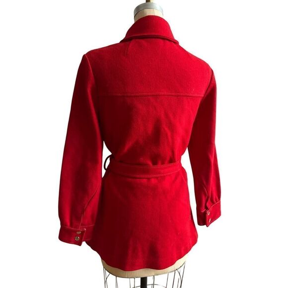 Vintage Knockabouts Pendleton Red Virgin Wool Jacket EUC USA SMALL - Picture 7 of 7